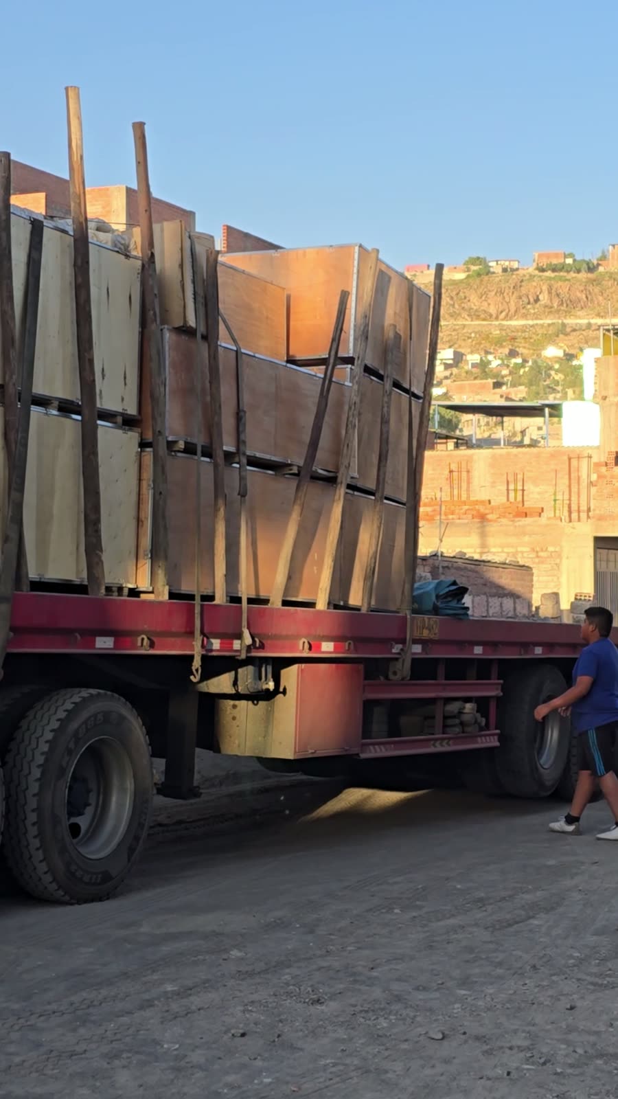 Cajas con las máquinas